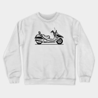 Helix CN250 Motorcycle Sketch Art Crewneck Sweatshirt